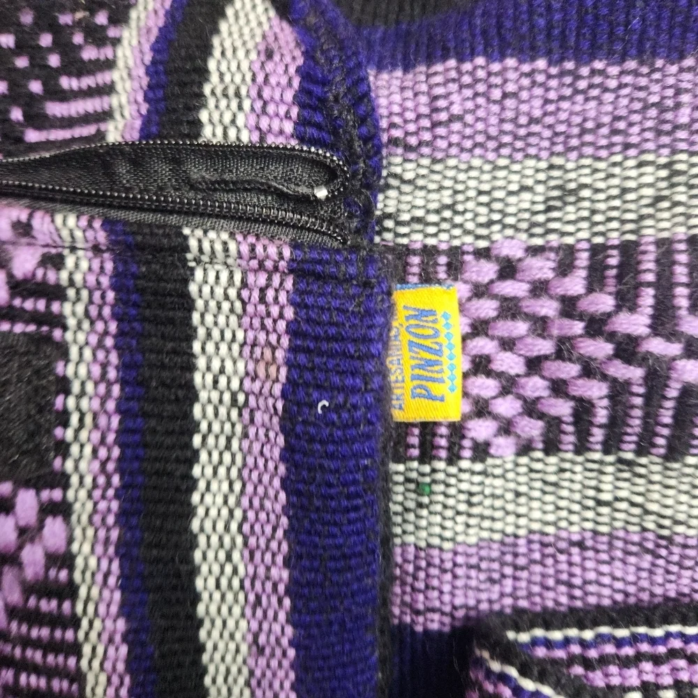 3/$25 Pinzow Purple Boho casual Backpack bag